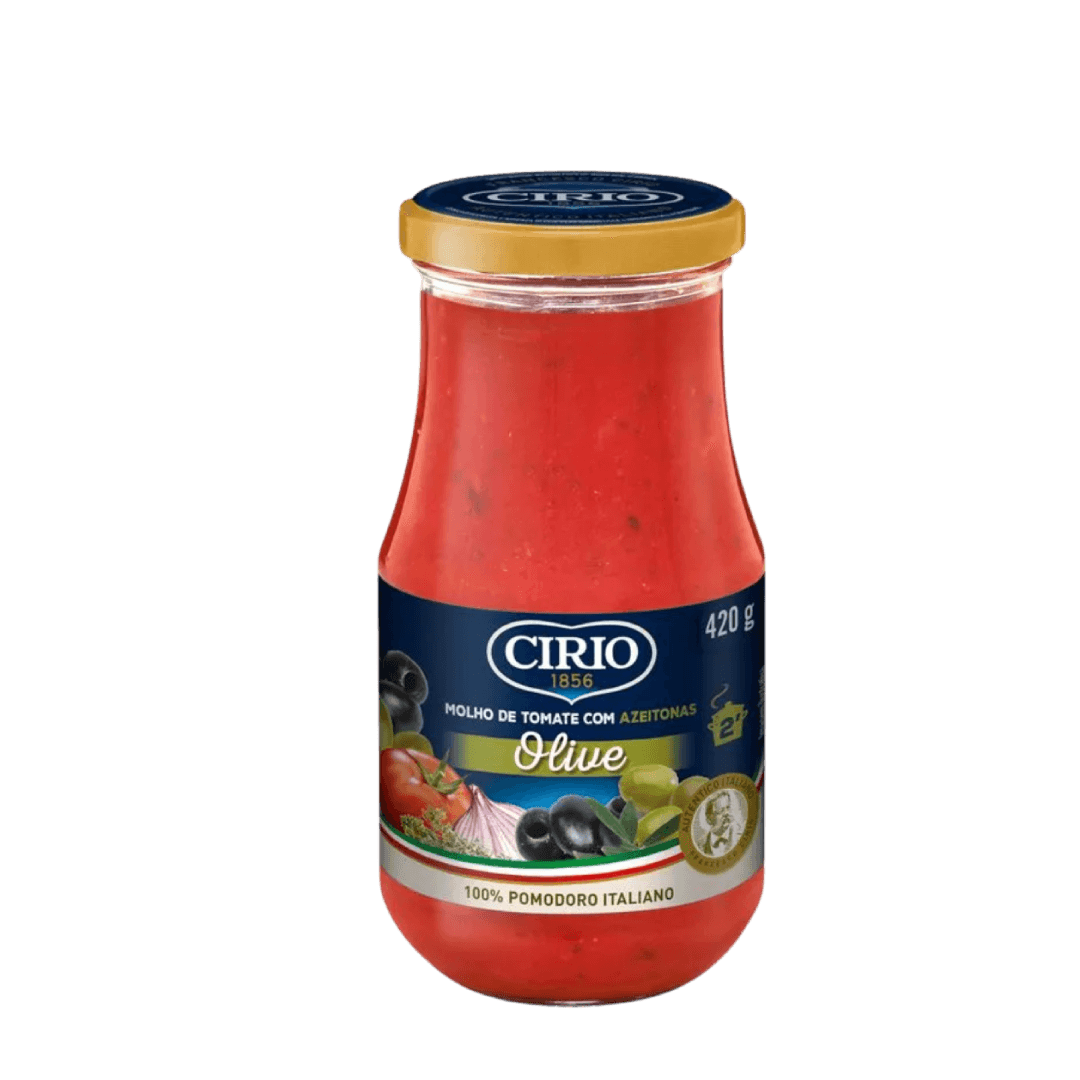 Molho Tomate Cirio Azeitona 420g
